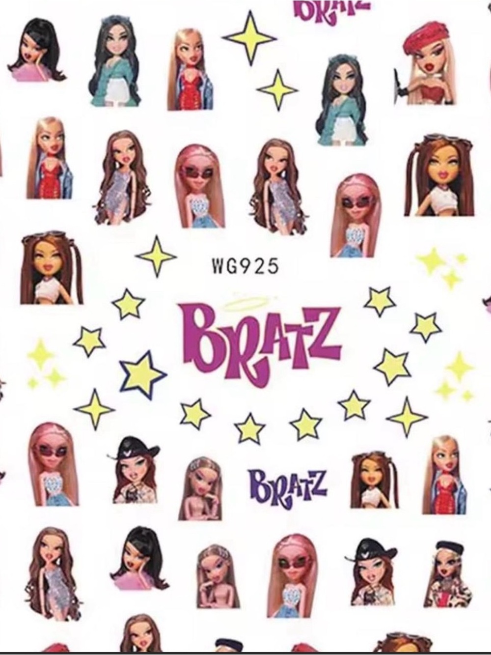 $1 BRATS NAIL STICKER SHEET $1 WITH ANY $10 Or MORE